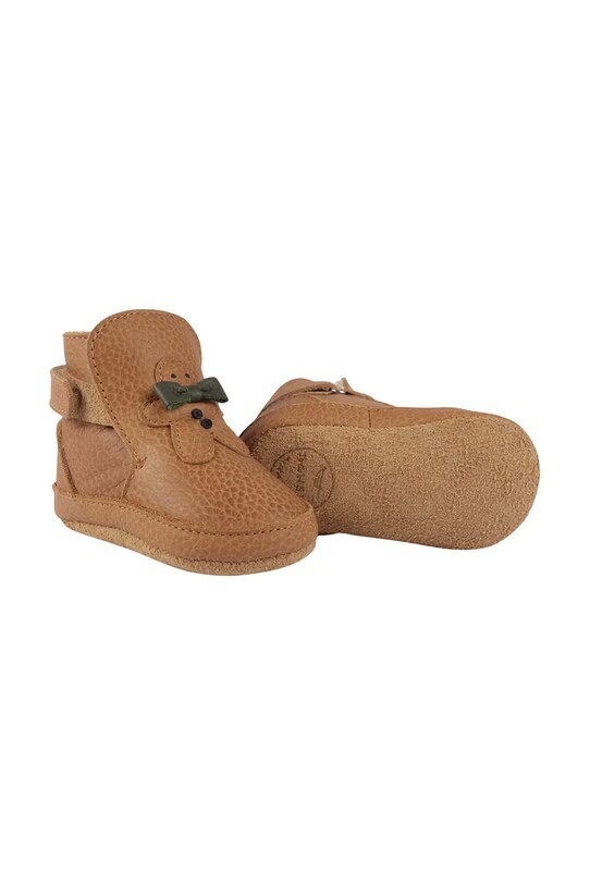 Кожаные кроссовки для младенцев Donsje Aggas Booties Gingerbread 1035702 коричневый AW24