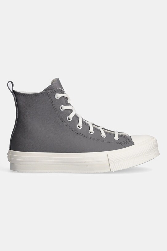 Детские кожаные кеды Converse CHUCK TAYLOR ALL STAR EVA LIFT A09259C серый AW24