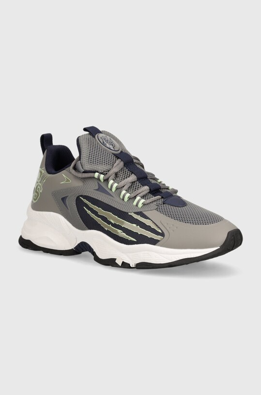 PLEIN SPORT sneakersy Lo-Top Sneakers syntetyczny szary USC0612.STE003N.7214