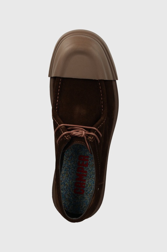 Camper mokasyny zamszowe Junction brązowy K300475.002