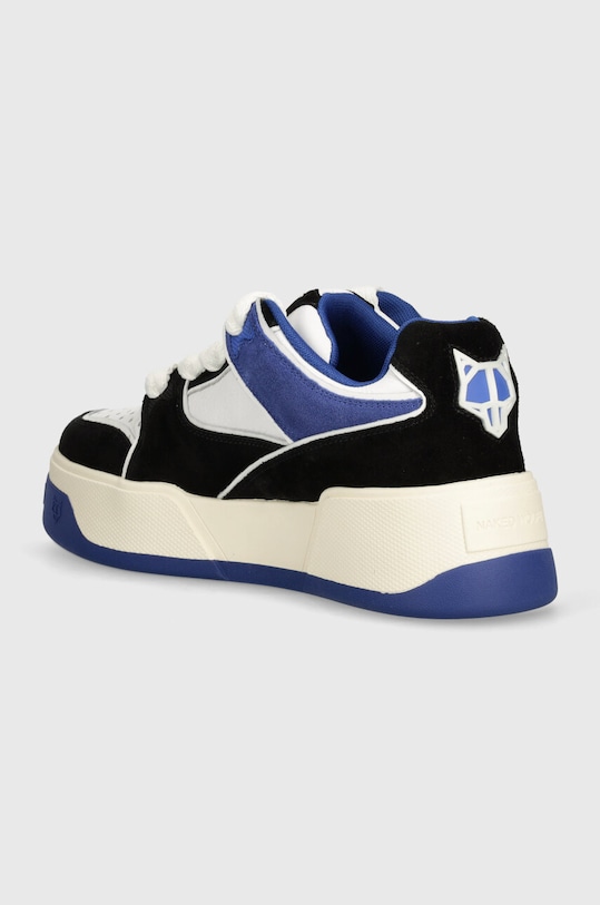 Încălțăminte Naked Wolfe sneakers din piele Kash.Nubuck.blue multicolor