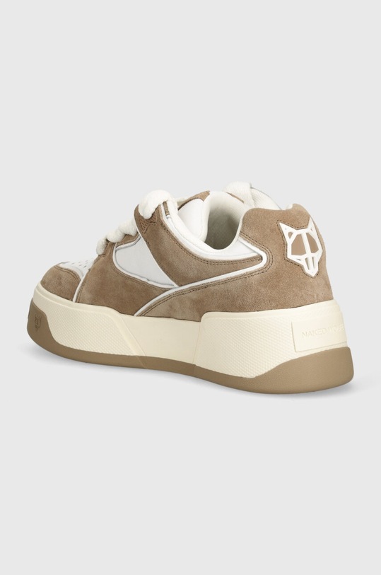 Обувь Кожаные кроссовки Naked Wolfe Kash Kash.Suede.Taupe бежевый