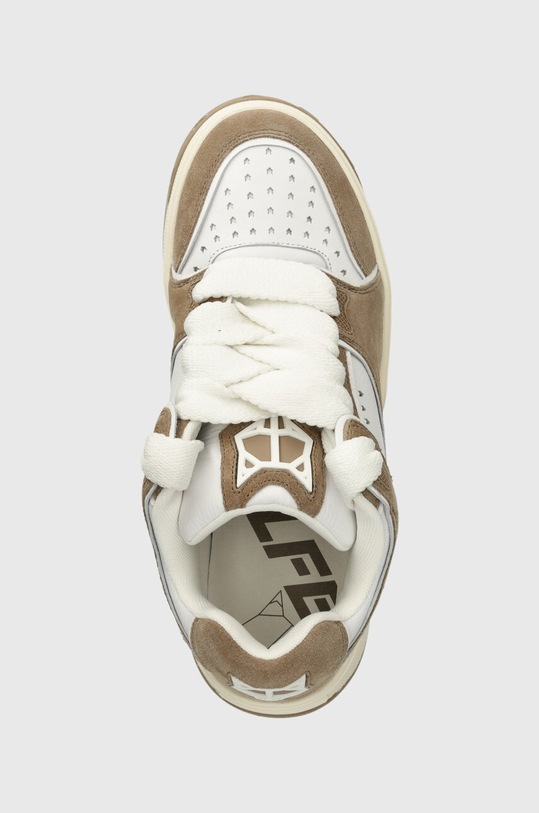 Кожаные кроссовки Naked Wolfe Kash бежевый Kash.Suede.Taupe