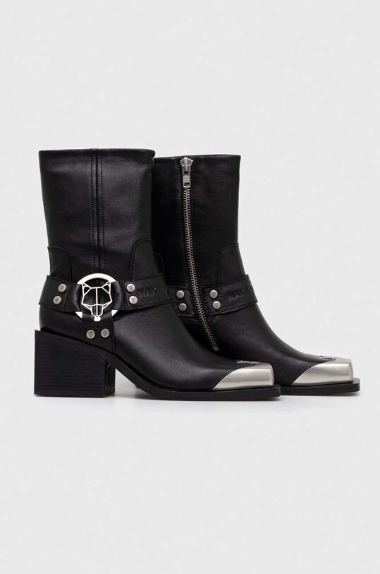 Naked Wolfe buty skórzane Knight skóra licowa czarny Knight.Cow.Leather