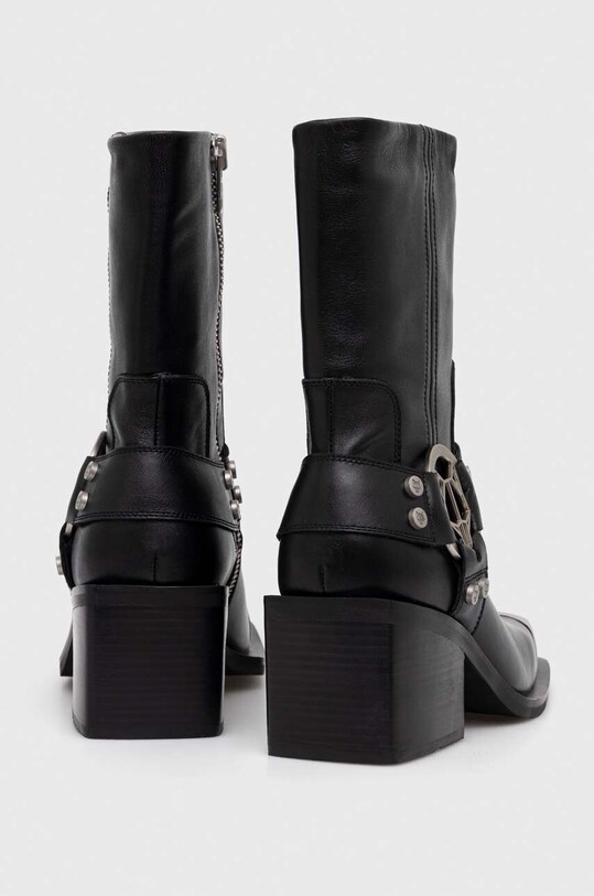 Naked Wolfe buty skórzane Knight czarny Knight.Cow.Leather