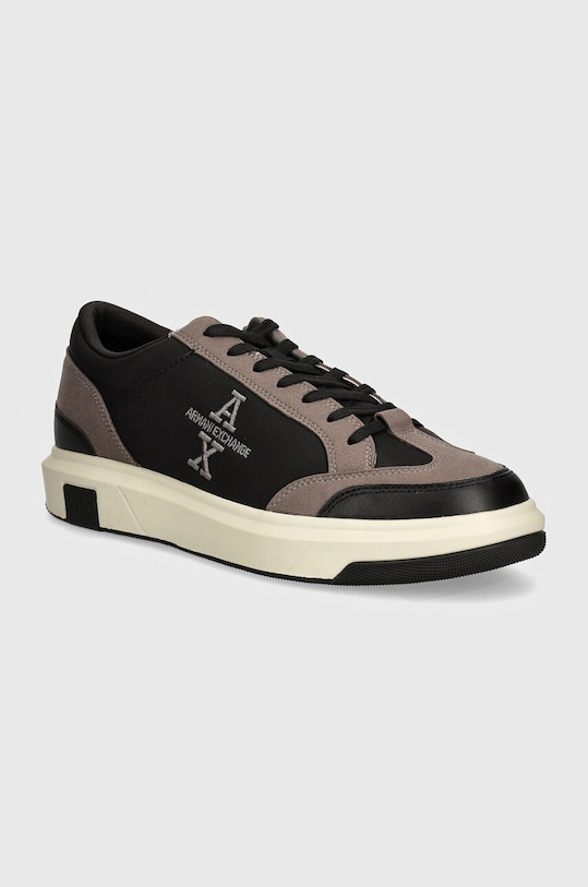 Armani Exchange sneakersy imitacja skóry licowej szary XUX235.XV904.K584