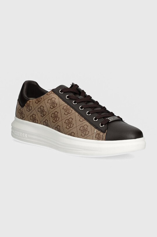 Guess sneakers VIBO mic de statură maro FM8VIB.FAM12.BEIBR