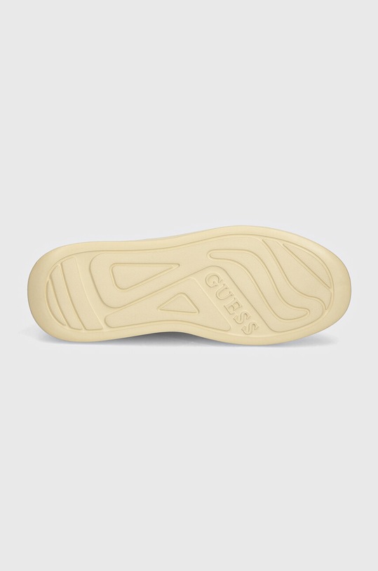 Guess sneakersy skórzane ELBA BRUSHED FMTEBR.LEA12.BROBE brązowy