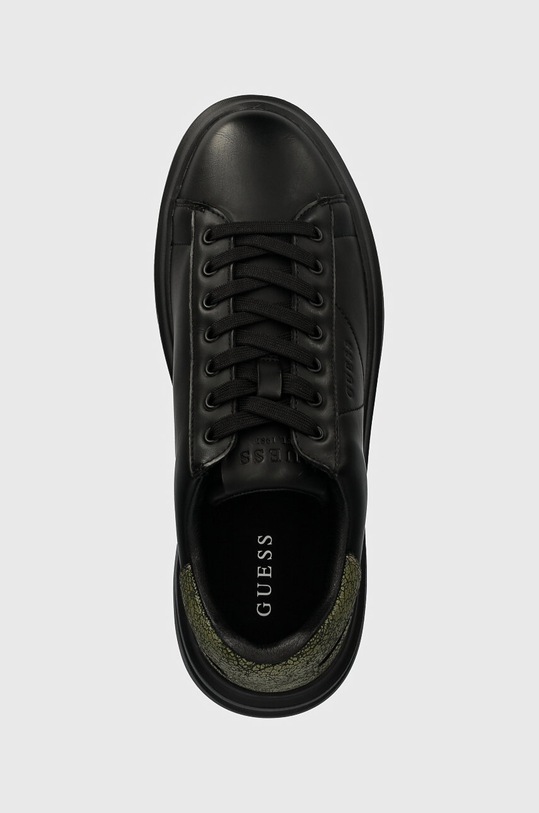 Guess sneakersy skórzane ELBA CRACK FMTECR.ESU12.BLAGR czarny