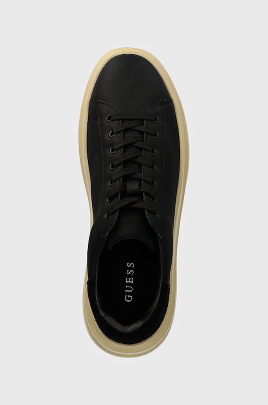 Guess sneakersy skórzane ELBA czarny FMTELB.ELE12.BLACK