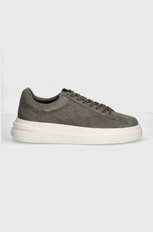 Σουέτ αθλητικά παπούτσια Guess ELBA SUEDE FMTESU.SUE12.GREY γκρί AW24