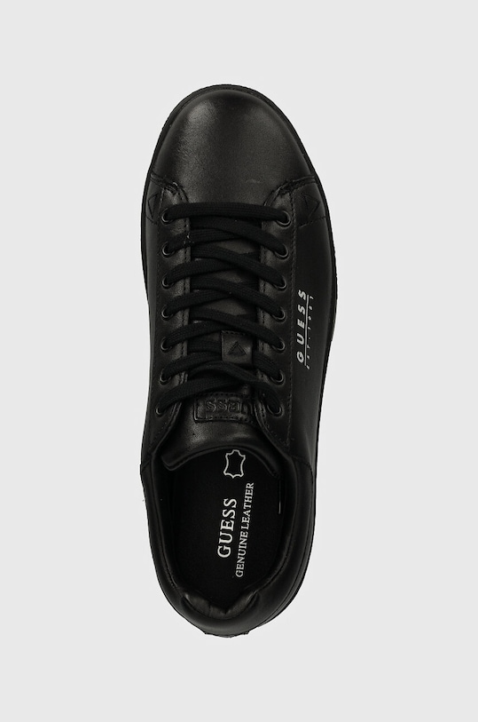 Guess sneakersy skórzane NOLA czarny FMTNOL.ELE12.BLACK