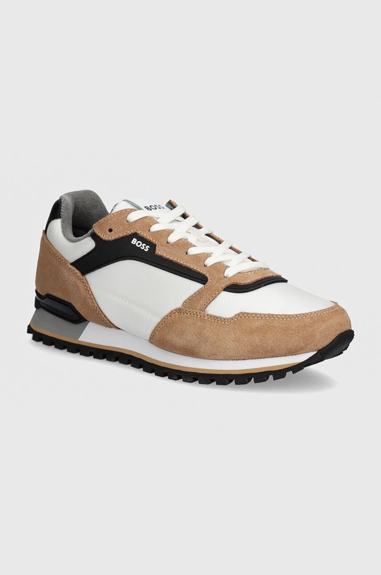 BOSS sneakersy Parkour tekstylny beżowy 50523221.281