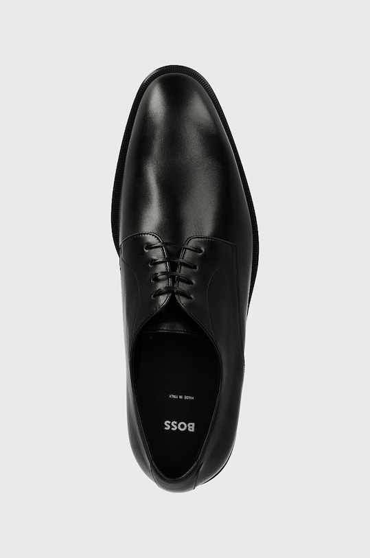 Шкіряні туфлі BOSS Derrek чорний 50522941.001