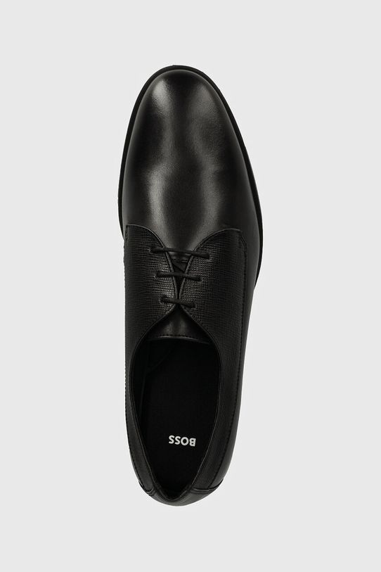 Kožené poltopánky BOSS Colby čierna 50523041.001