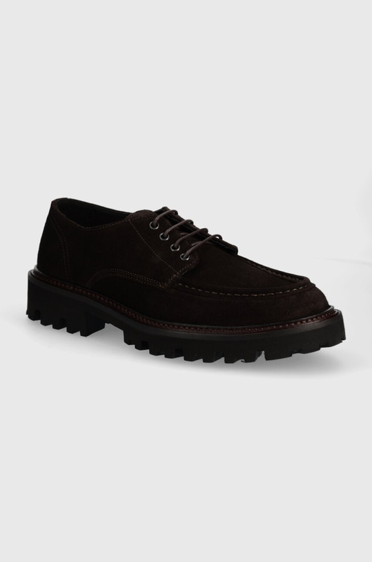 Semišové polobotky BOSS Julyo casual hnědá 50523060.201