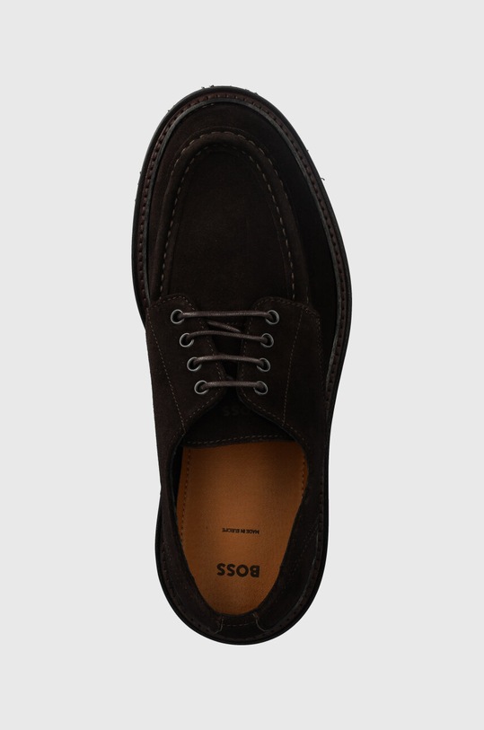 Semišové polobotky BOSS Julyo hnědá 50523060.201