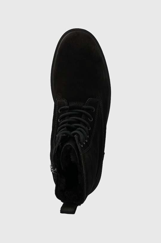 Čizme od brušene kože BOSS Adley crna 50523893.001