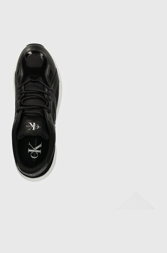 Αθλητικά Calvin Klein Jeans RETRO TENNIS LOW LACEUP MTL μαύρο YM0YM00985