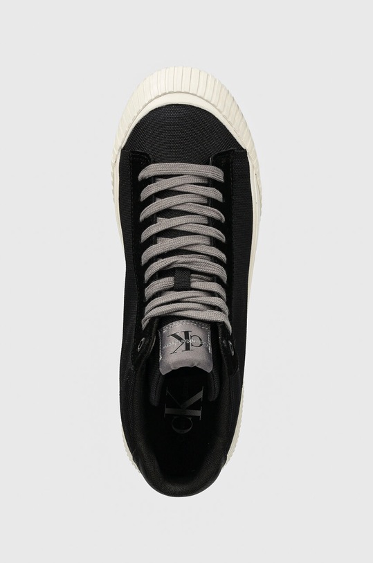 Kecky Calvin Klein Jeans SKATER VULC MID MTR černá YM0YM00999