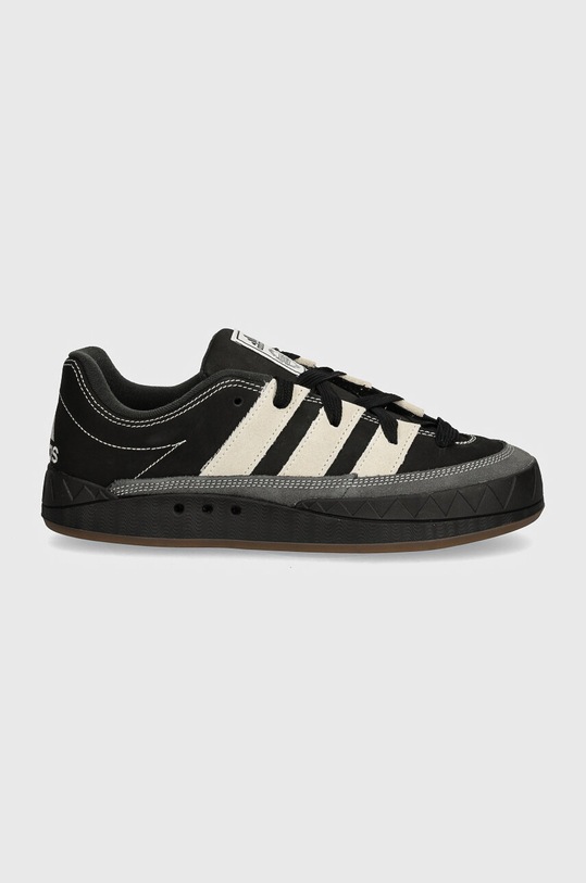 Шкіряні кросівки adidas Originals Adimatic ID3938 чорний AW24