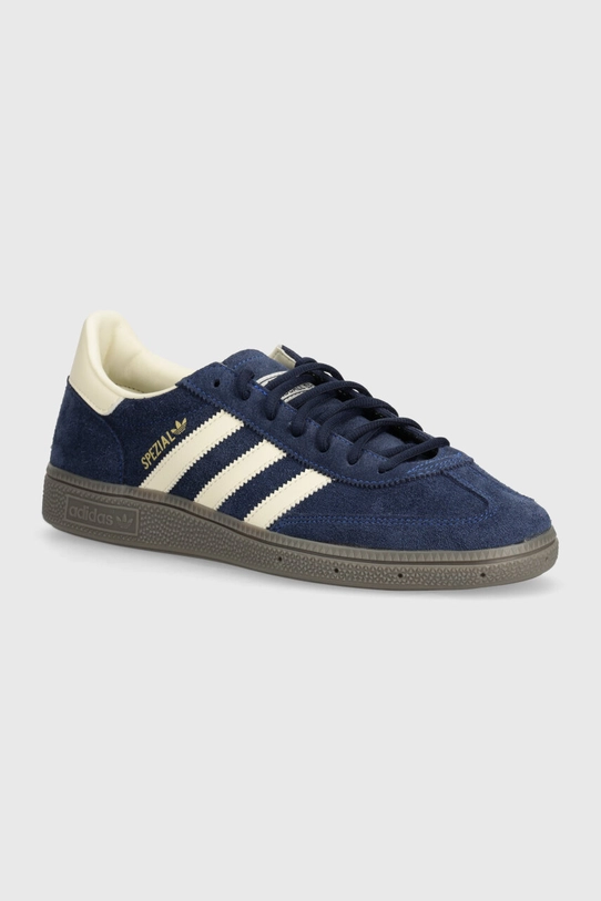 Кожаные кроссовки adidas Originals Hanball Spezial замш тёмно-синий IF7087