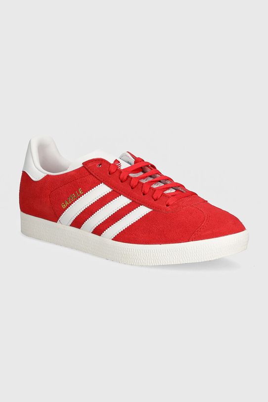adidas Originals suede sneakers Gazelle faux grain leather red JI1534