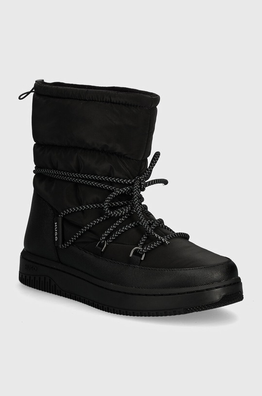 Sněhule HUGO Kilian imitace kůže černá 50524111.005