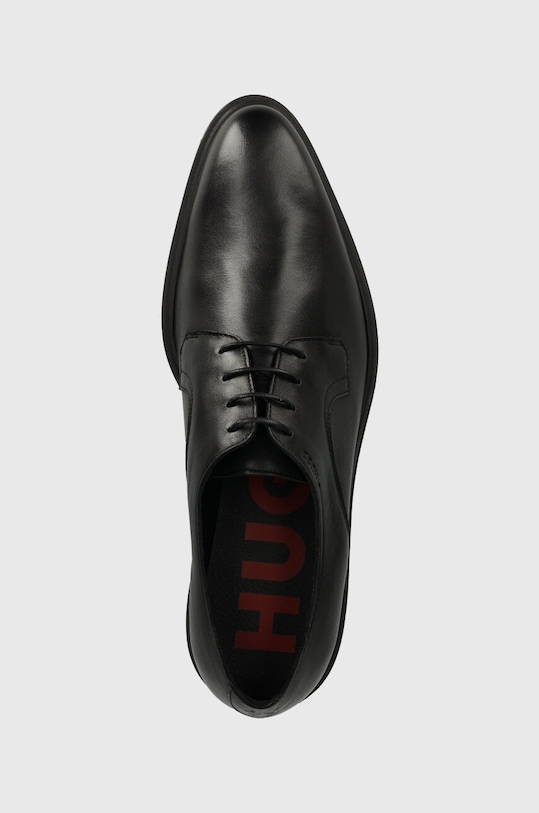 HUGO półbuty skórzane Kerr czarny 50522948.001
