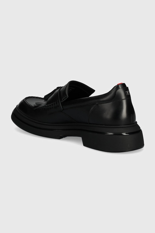 Παπούτσια Μοκασίνια HUGO Rikky 50522982.001 μαύρο