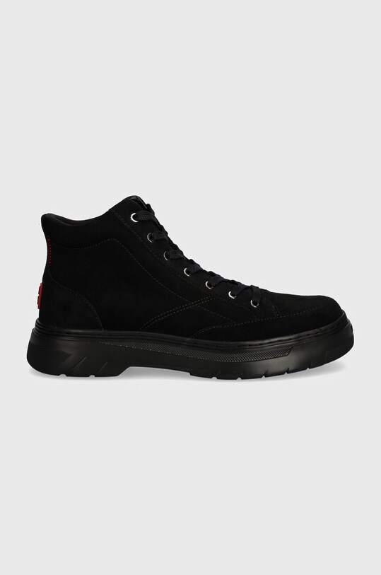 HUGO pantofi de piele intoarsa Urian 50522959.001 negru AW24