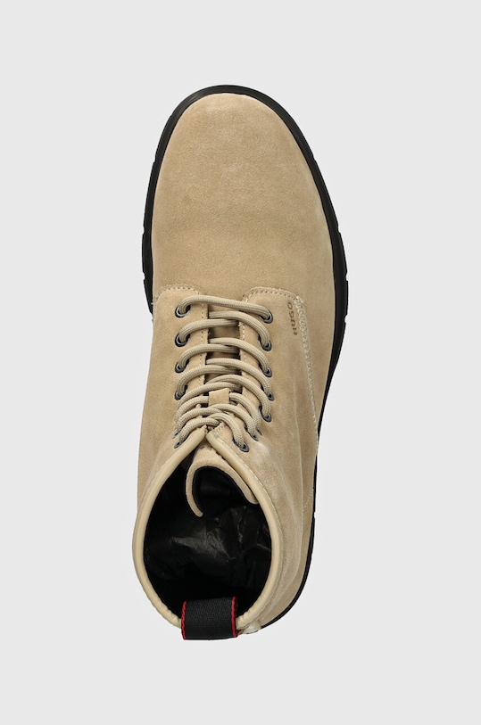 Замшеві кросівки HUGO Ryan бежевий 50522981.269