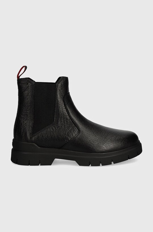 Шкіряні черевики HUGO Ryan 50523869.001 чорний AW24