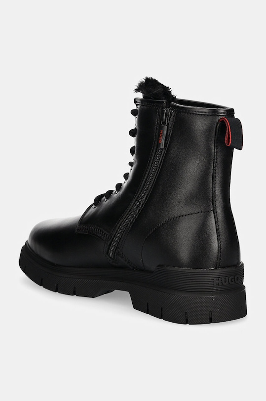 Obuwie HUGO buty skórzane Ryan 50523883.001 czarny