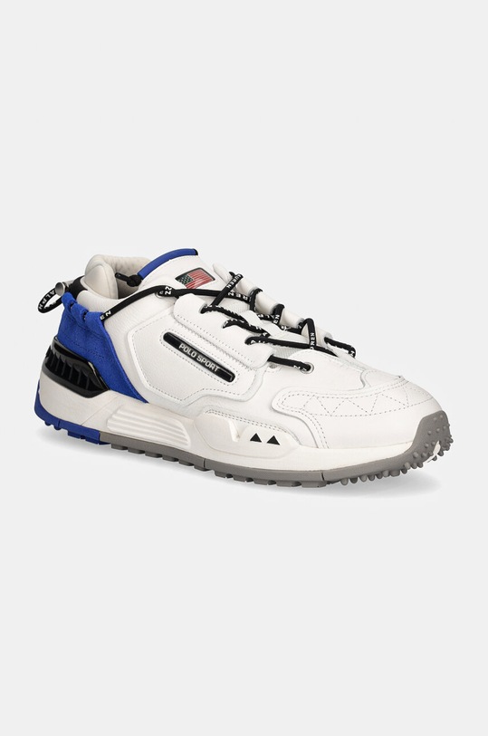 Polo Ralph Lauren sneakersy skórzane Ps 200 skóra zamszowa biały 809945180002.100