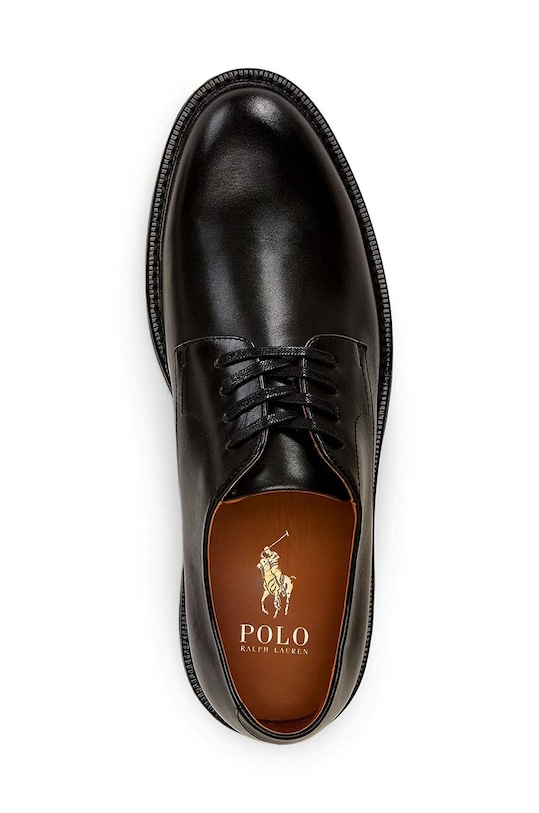 Kožené poltopánky Polo Ralph Lauren Ps 200 čierna 803945279002.001