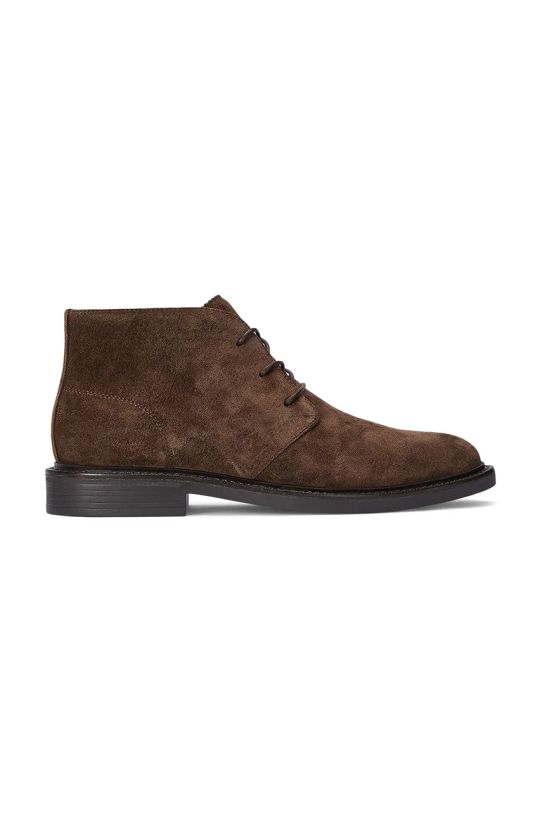 Замшевые кроссовки Polo Ralph Lauren Asher Chukka без утепления коричневый 803945849002.200