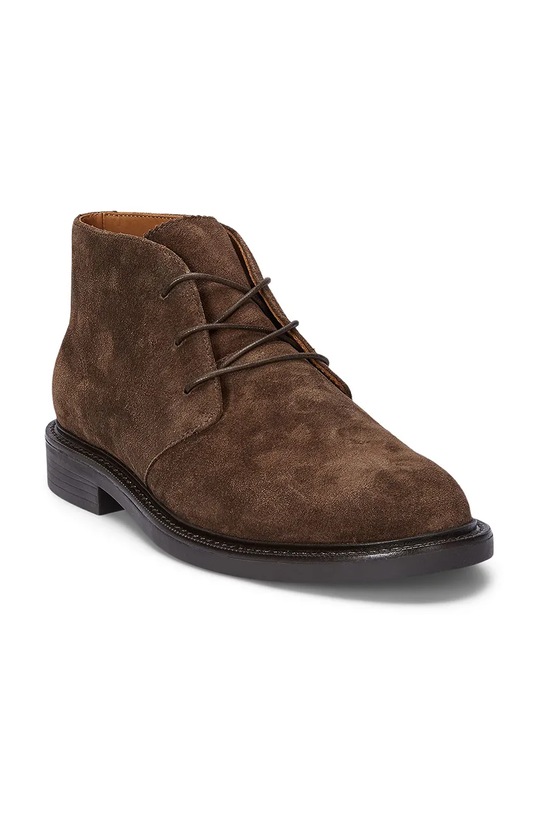 Semišové boty Polo Ralph Lauren Asher Chukka 803945849002.200 hnědá NC24
