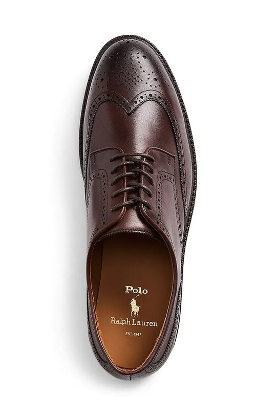 Кожаные туфли Polo Ralph Lauren Asher Wgtip коричневый 803955640003.200