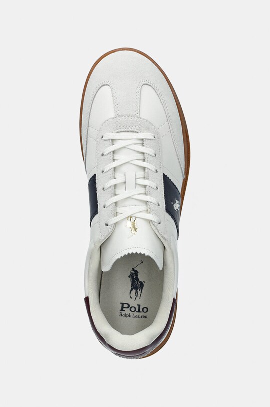 Кожаные кроссовки Polo Ralph Lauren Hrt Aera Pp белый 809954902001.100
