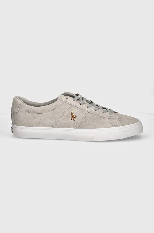 Polo Ralph Lauren sneakersy zamszowe Sayer 816893732004.020 szary AW24