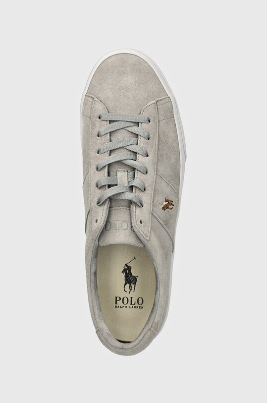 Polo Ralph Lauren sneakersy zamszowe Sayer szary 816893732004.020