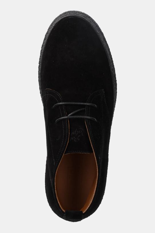 Semišové topánky Polo Ralph Lauren Aldis Chukka čierna 812958779002.001