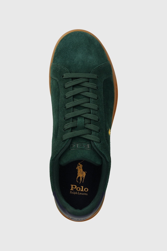 Polo Ralph Lauren sneakers din piele intoarsă Hrt Ct II verde 809940313002.999