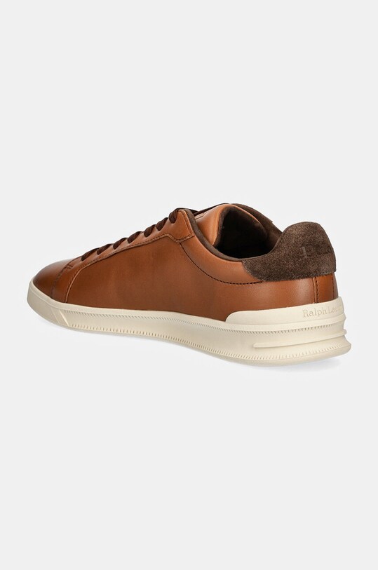 Boty Kožené tenisky Polo Ralph Lauren Hrt Ct II 809892556001.270 hnědá