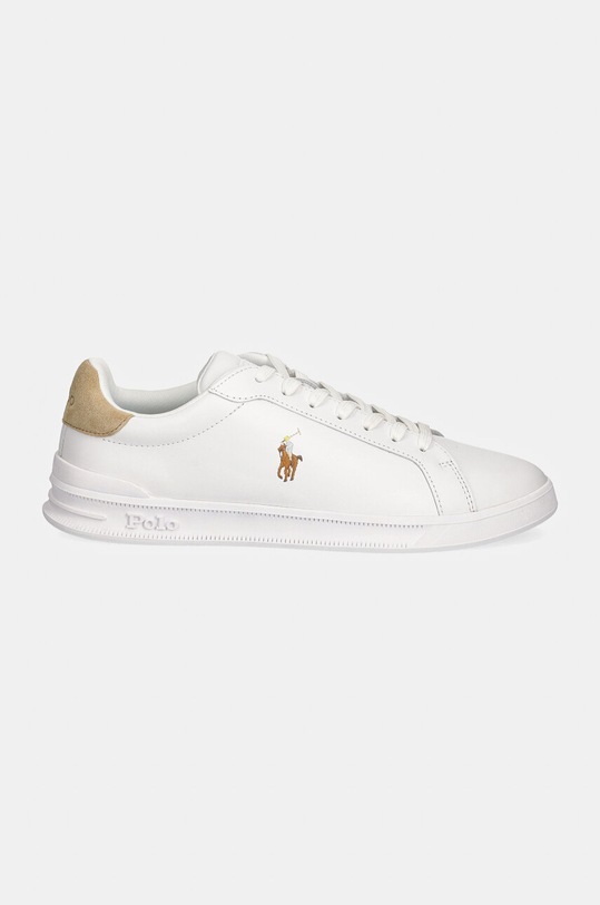 Kožené tenisky Polo Ralph Lauren Hrt Ct II 809940762001.100 bílá AW24