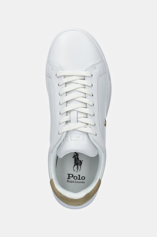 Kožené tenisky Polo Ralph Lauren Hrt Ct II bílá 809940762001.100