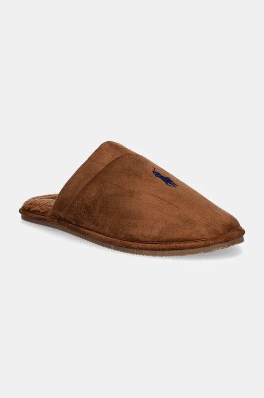 Kućne papuče Polo Ralph Lauren Klarence smeđa 843955401001.200