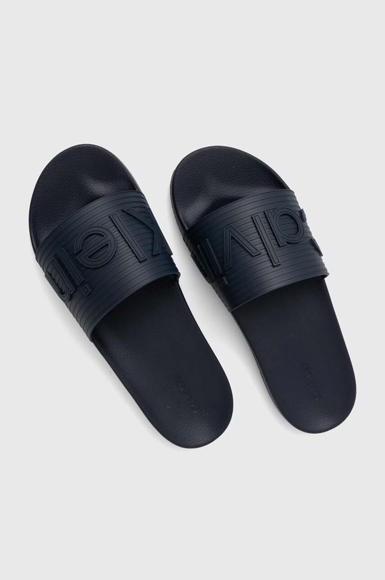 Calvin Klein klapki HM0HM01519 granatowy HM0HM01519