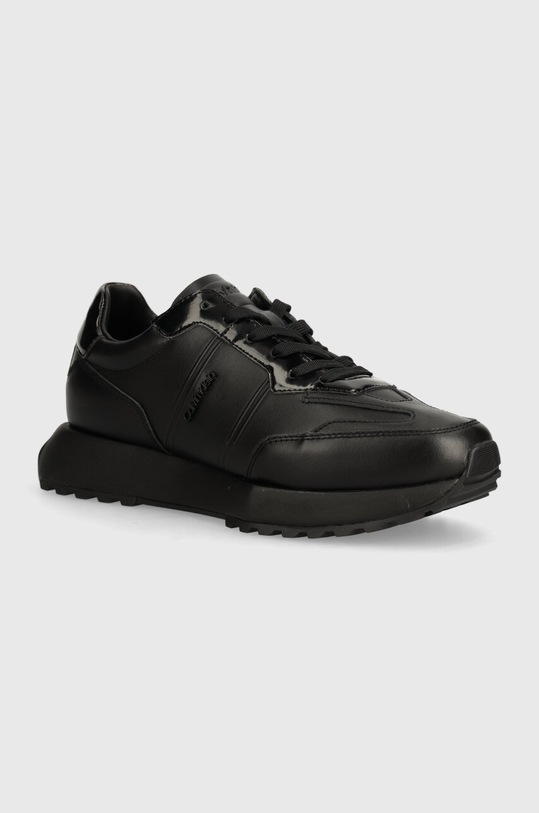 Calvin Klein sneakersy skórzane HM0HM01479 niska czarny HM0HM01479